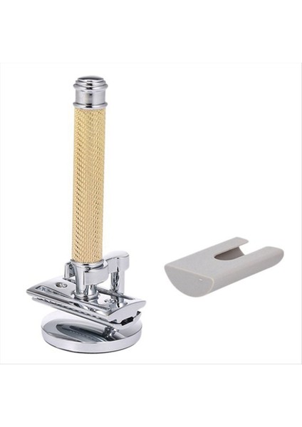 Altın Ayarlanabilir Çift Kenar Klasik Güvenlik Jilet Adamı Tıraş Tıraş Tıraş Tıraş Teyp Taban Kesici Kafa Kapağı (Yurt Dışından)