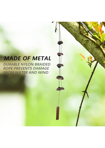 Çan Rüzgar Çanları Tapınak Rüzgar Zili 5 Çan, Ev Bahçesi Için Feng Shui Rüzgar Zili Açık Dekorasyon Anıtı Rüzgar Chime (Yurt Dışından) indirimleri