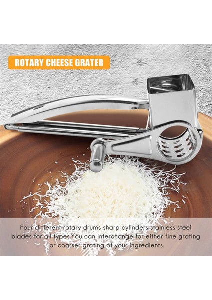 Döner Peynir Grater Sebze Dilimleyici Parçalı ve Taşınabilir 4 Karıştırılabilir Paslanmaz Çelik Grums (Yurt Dışından) indirimleri