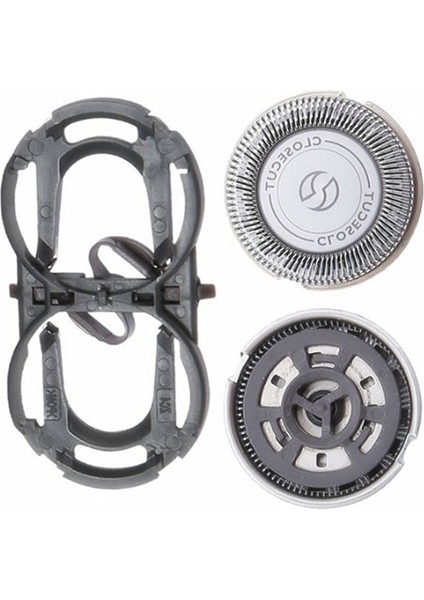 Paslanmaz Çelik Evrensel Jilet Bıçakları, Abs Mount Tutucu Kiti ile Tıraş Kafaları Philips PQ182 PQ183 PQ206 (Yurt Dışından) modelleri