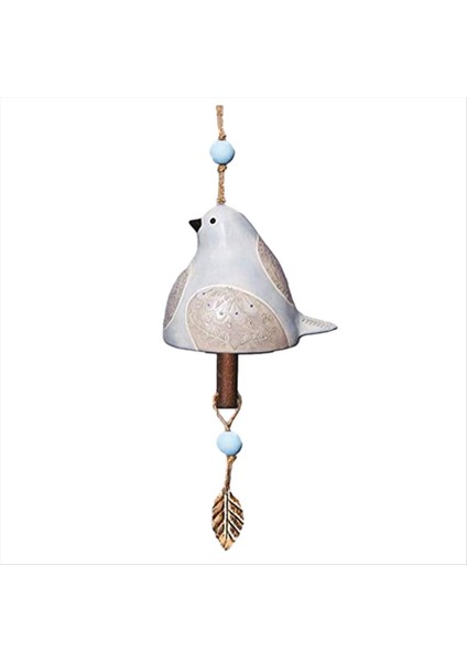 Kuş Şarkısı Bell Bahçesi Dekorasyonu, Asma Rustik Rüzgar Zil, Kolye Metal Tüp Zil Kapı Çan Kolye B (Yurt Dışından)
