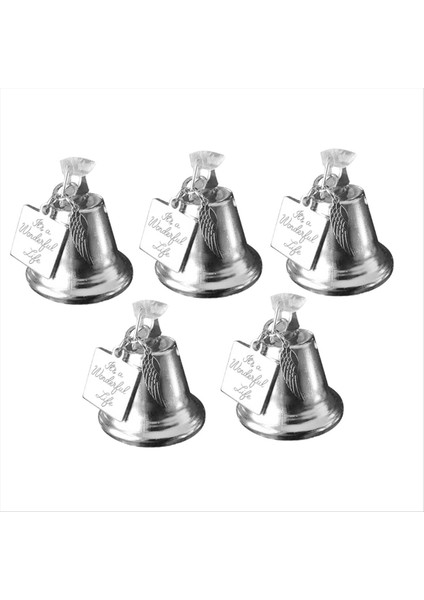 Paslanmaz Çelik Melek Kanat Cazibesi ile Kişiselleştirilmiş Ilham Noel Melek Çan Süs. (Yurt Dışından)