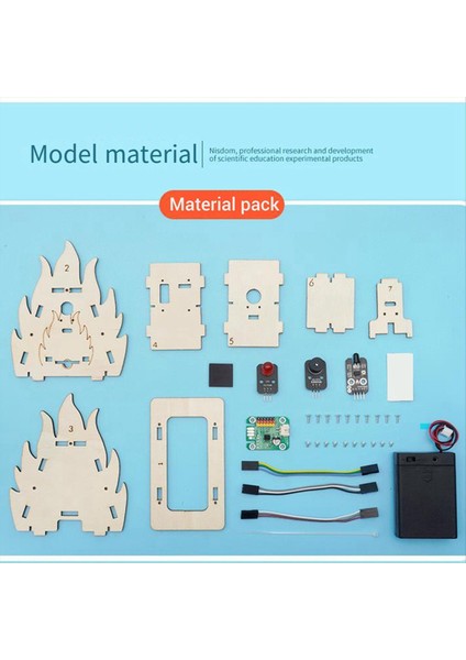Gençlik Bilimi Deneyi Öğretim Yardımları Yangın Sensörü Malzemeleri Kiti Buhar Eğitim Öğrenme Malzemeleri (Yurt Dışından) fiyatları