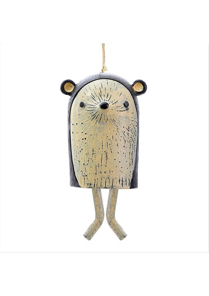 Vintage Rüzgar Zil - Açık Hava, Bahçe, Veranda Dekorasyonu Için Uygun Boho Tarzı. Sevimli Hayvan Groundhog Rüzgar Zil, E (Yurt Dışından)