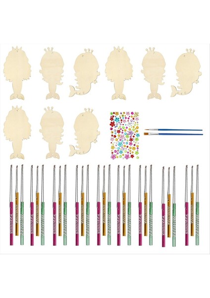 9 Paket Kalp Rüzgar Zilini Kendi Aşk Yapıyor Rüzgar Çanları Diy Renkli Sevgililer Günü Ahşap Zanaat A (Yurt Dışından)