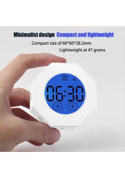 Pomodoro Zamanlayıcı, Verimlilik Zamanlayıcı Meydanı, Sekizgen Yerçekimi Flip Odak Zamanlayıcı, Sessiz ve Ayarlanabilir Ses Uyarısı (Yurt Dışından) fırsatları