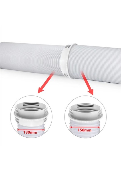 2x Mobil Klima Egzoz Borusu Konektörü 13/15CM Evrensel Boru Redüktör Havalandırma Borusu Uzatma Adaptörü (Yurt Dışından) fiyatları