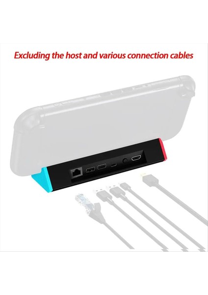 Ağ Bağlantı Noktalı HDMI Uyumlu C-Port USB Adaptörü Için Anahtar 2 Tv Bağlantı Istasyonu Için Taşınabilir Şarj Istasyonu Istasyonu Tabanı (Yurt Dışından) fiyatları