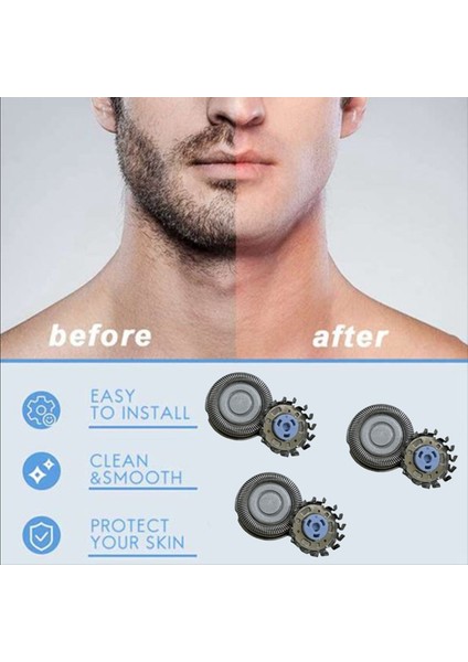 SH71 Yedek Kafa Philips Neroclo Serisi 8000 Shavers S8050 S8850 S5532 S7731 S77786 Razor Tıraş Alın (Yurt Dışından) fırsatları
