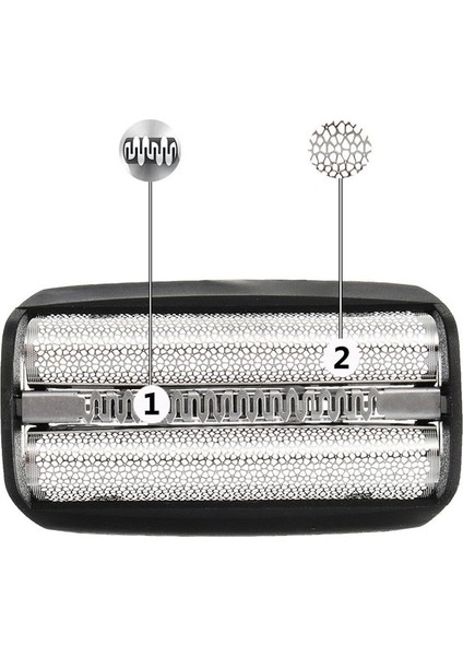 30B Braun Için Jiliz Bıçağı 310 5742 5743 195 197S 199, FIX400 4735 4736 4737 Yedek Tıraş Make Kapağı Gümüş (Yurt Dışından) indirimleri