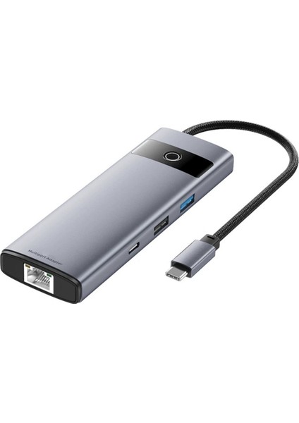 8&#39 I 1 Arada Tip-C Hub Usb-C Dock Istasyonu Adaptörü 4K HDMI Uyumlu PD100W Pc Dizüstü Bilgisayarlar Için USB 3 0 100MBPS Ethernet Bağlantı Noktası (Yurt Dışından)