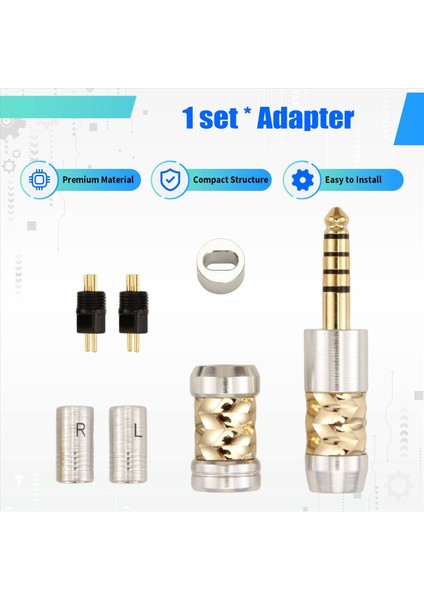 Hıfı Kulaklık Kablosu 4.4 Dengeli Fiş 3.5 Fiş 2.5 Dengeli Fiş Orta Aralık Kaydırıcı 0.78 Pin Gümüş (Yurt Dışından) fırsatları