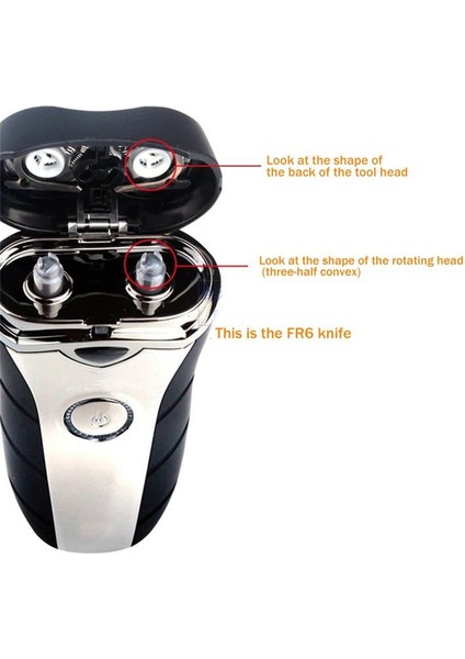 9 Adet Flyco Razor Için Elektrikli Jilet Bıçağı Fr6 Tıraş Tıraş Alir Yedek Aksesuarlar Çift Yüzük Bıçağı (Yurt Dışından) indirimleri