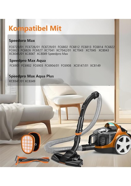 5 Adet Rulo Fırça Hepa Filtre Philips Için FC6822 FC6823 FC6827 FC6908 FC6906 FC6904 FC6720 Elektrikli Süpürge Parçaları (Yurt Dışından) indirimleri