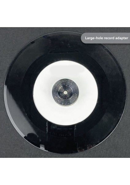 LP45 Rpm Turntable Adaptörü Turntable Fonografı Ep Vinil Kayıt Turntable Gramofon Siyahı Için Ses Dönüşüm Taban (Yurt Dışından) fiyatları