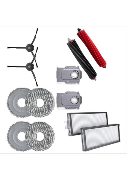 Hepa Filtre Yan Fırça Ana Fırça Paspas Bezleri Toz Torbası Roborock Qrevo Usta Elektrikli Süpürge Yedek Parça Aksesuarları (Yurt Dışından) modelleri