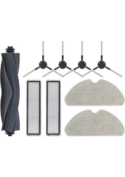 Dreame D9 Max Gen 2 / D10S Pro / D10S Yedek Parçalar Vakum Ana Fırça Yan Fırça Paspas Bezi Hepa Filtre (Yurt Dışından)