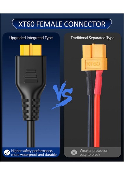 6x 4-In-1 Güneş Paneli Konektörü Uzatma Kablosu Ayırıcı Anderson Konnektörü Dc Adaptörü Priz XT60 Dişi Bağlantı (Yurt Dışından) indirimleri