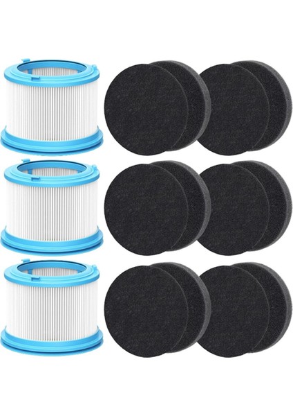 Bissell Powerclean Furguard 280W ve Furfinder 200W Bağımsız Kablosuz Süpürge Için 4039 Vakum Yedek Filtre Seti (Yurt Dışından)