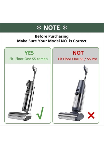 Tineco Floor One S5 Combo Akülü Islak Kuru Elektrikli Süpürge Fırça Rulo ve Hepa Filtre Yedek Parçaları (Yurt Dışından) modelleri