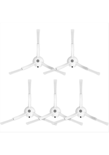 5 Paket Yedek Yan Fırçalar Roborock Q7MAX Q Revo Q8 S8 S7 S6 S5 E Serisi Elektrikli Süpürgeler Aksesuarları (Yurt Dışından)