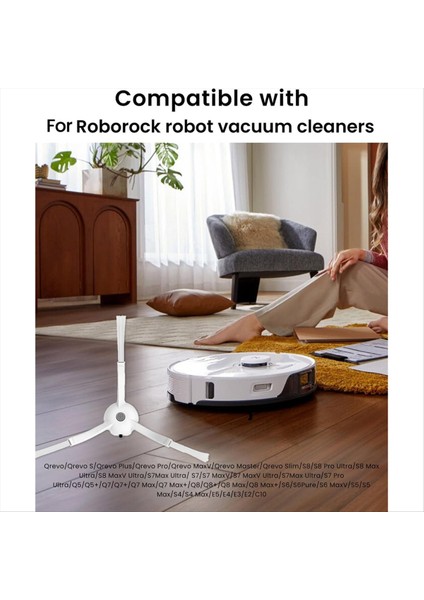 5 Paket Yedek Yan Fırçalar Roborock Q7MAX Q Revo Q8 S8 S7 S6 S5 E Serisi Elektrikli Süpürgeler Aksesuarları (Yurt Dışından) modelleri