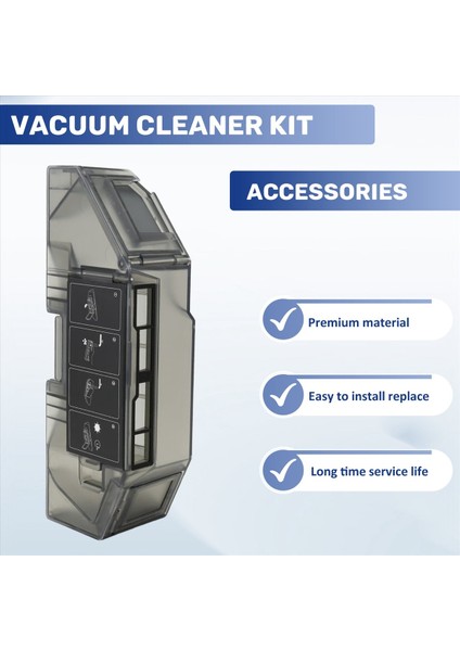 Toz Kutusu Dreame X40/X40 PRO/X40 ULTRA/S30 Pro Ultra Mijia M30S Robotlu Süpürge Toz Kutusu Aksesuarları (Yurt Dışından) indirimleri