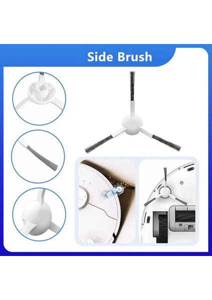 Dreame L10 Ultra / L10S Ultra / L10S Pro Gen 2 / Xiaomi X10+ / X20+ Yedek Parça Vakum Fırçası Paspas Filtresi Toz Torbası (Yurt Dışından) indirimleri