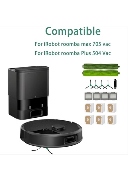 Irobot Roomba Max 705 Vac/plus 504 Vac Elektrikli Süpürge Yedek Parçaları Için Aksesuar Kiti (Yurt Dışından) modelleri