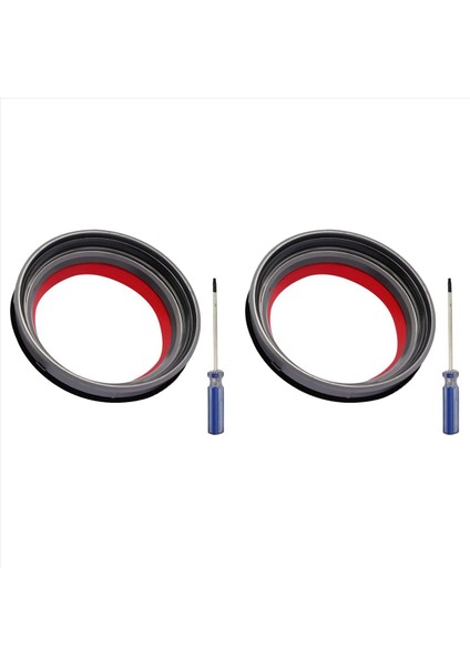 2x Toz Kutusu Kova Üstü Sabit Sızdırmazlık Halkası Dyson V10 Slim V12 Dijital Slim Elektrikli Süpürge Yedek Parçaları (Yurt Dışından)