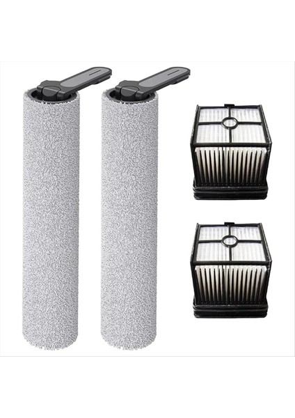 Redkey W15 Islak Kuru Elektrikli Süpürge 2 Rulo Fırça 2 Filtre Için 4 Adet Yedek Parça Kiti (Yurt Dışından)