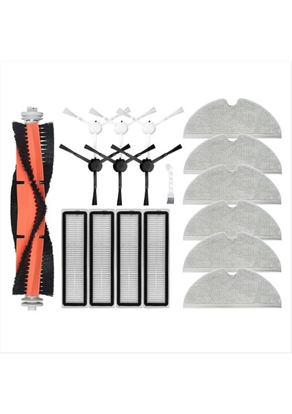 Dreame D9 D9 Max L10 Pro Robot Vakum Yedek Parça Ana Yan Fırça Hepa Filtreler Paspas Bezi Aksesuarları (Yurt Dışından)