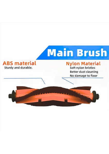 Dreame Mova E10/E20 Artı Ana Yan Fırça Hepa Filtre Paspas Pedi Için 2 Takım Yedek Yedek Parça (Yurt Dışından) fırsatları