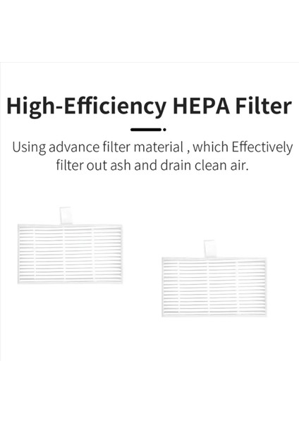 Dreame Mova E10/E20 Artı Ana Yan Fırça Hepa Filtre Paspas Pedi Için 2 Takım Yedek Yedek Parça (Yurt Dışından) indirimleri