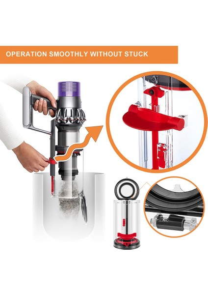 Dyson V10 SV12 Elektrikli Süpürge Için Büyük Toz Kutusu Toz Kovası/teneke Kutu Yedek Parça V12 Için Uygun Değil (Yurt Dışından) fiyatları