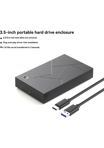 3 5 Inç HDD Kutusu Sata USB 3 1 Tip C Adaptör Harici Sabit Sürücü Muhafazası Için 2 5 &quot 3 5&quot SSD Disk HDD Kutusu Abd Fışı (Yurt Dışından) modelleri