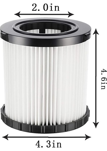 4 Adet DCV580H DCV581H Dewalt DCV580H Için Yedek Filtre (Kablosuz) 20V Islak/kuru Vac 8 Adet Köpük Kollu Filtre (Yurt Dışından) modelleri