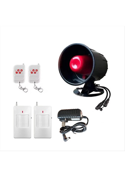 433MHZ Kablosuz Siren Alarm Sistemi Ev Güvenliği Hırsız Alarmı Kızılötesi Sensörler ile Alarm Uzun Menzilli Abd Fişi (Yurt Dışından)