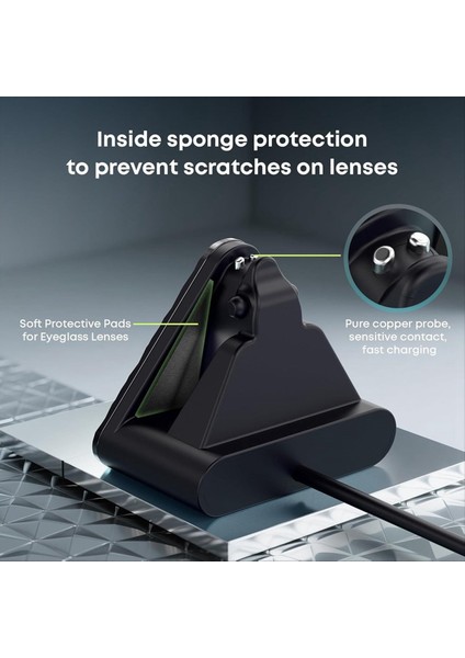 Akıllı Gözlük Meta Ray Ban Wayfarer/headliner/skyler Aı Gözlük USB Şarj Şarj Cihazı Tabanı Beyaz Için Şarj Standı (Yurt Dışından) fırsatları