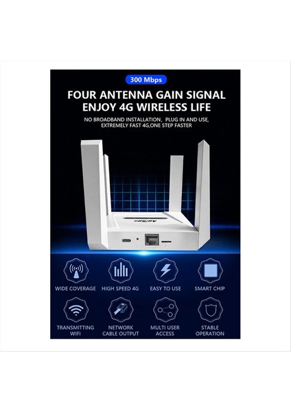 4g 5g Cpe Wifi 6 Tekrarlayıcı 300 Mbps Kablosuz Genişletici Wi-Fi Lte Repetidor Sinyal Güçlendirici Amplifikatör Abd Tak (Yurt Dışından) fırsatları
