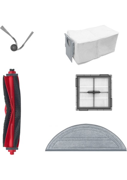 Roborock Q10 S5/Q10 VF/Q10V/S8 Pro/s8 Pro Plus Elektrikli Süpürge Parçası Ana Yan Fırça Filtre Paspas Toz Torbaları (Yurt Dışından) fırsatları