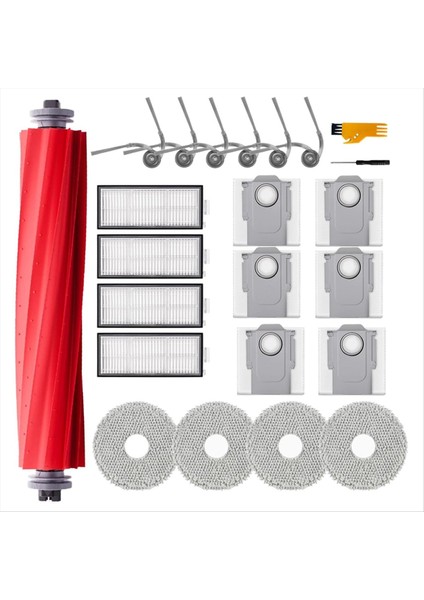 Roborock Qv 35A Qv 35S Qr 798 Qr 598 Elektrikli Süpürge Yedek Parça Aksesuar Seti (Yurt Dışından)