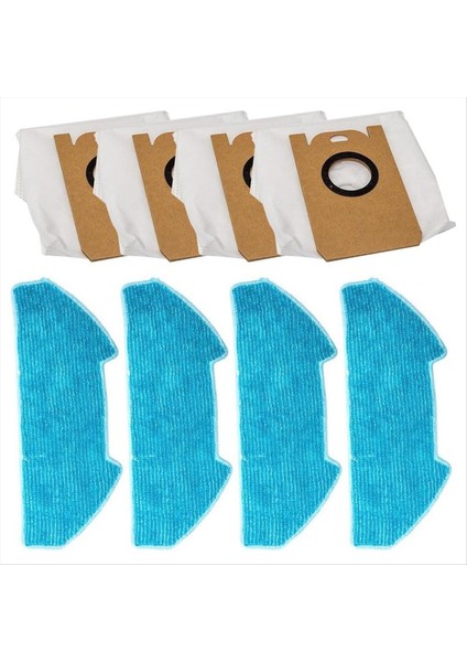 Redkey R10 Robot Süpürge Aksesuar Seti Mikrofiber Mendil ve Toz Toplama Torbaları ile Yedek Parçalar (Yurt Dışından) fiyatları