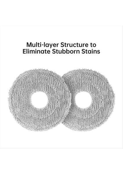 Xiaomi Mijia M40S / OV31CN Vakum Aksesuarları Yeniden Kullanılabilir ve Yıkanabilir Için Paspas Bezi Yedek Parçaları (Yurt Dışından) fırsatları