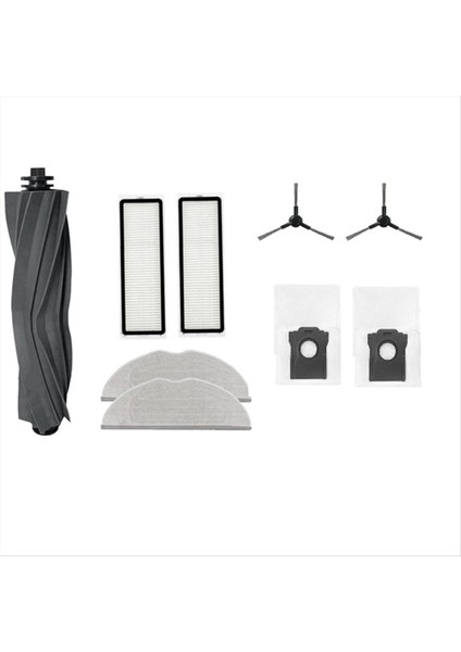 Dreame Mova S10 / Mova S10 Plus Süpürme Makinesi Aksesuarları Ana Yan Fırça Paspas Filtresi Toz Torbaları Için 9 Adet (Yurt Dışından) indirimleri