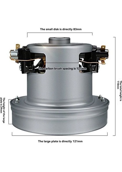 Philips FC8202/FC8204/FC8256 Elektrikli Süpürge Aksesuarları Için 121MM Elektrikli Süpürge Motoru (Yurt Dışından) modelleri