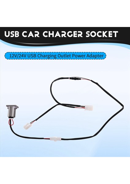 USB Araç Şarj Soketi 12 V/24 V USB Şarj Çıkışı Güç Adaptörü Pd Tip C Ford Focus 2 2004-2010 Için Mk2 Aksesuarları (Yurt Dışından) fırsatları