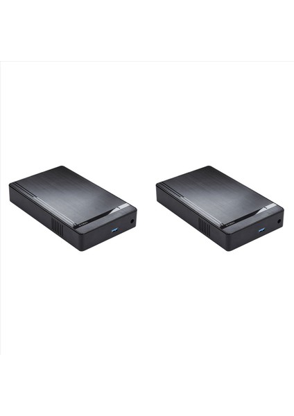 2 Adet 3 5 Inç HDD Durumda Sata USB 3 0 Adaptörü Harici Sabit Sürücü Muhafazası Için 2 5/3 5in SSD Disk HDD Ab Fış (Yurt Dışından)