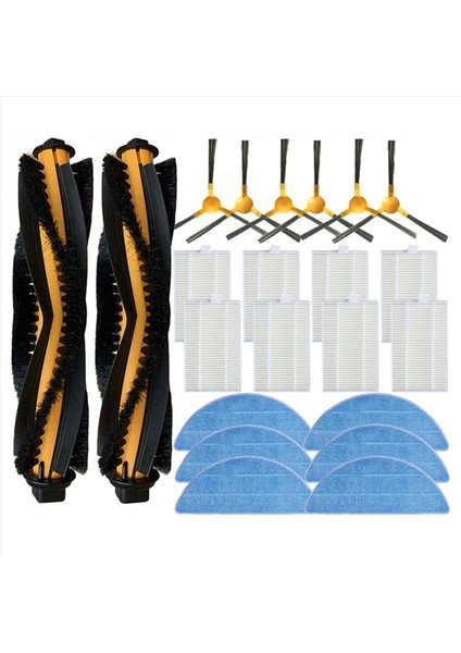 2 Takım Kabum Smart 700/500 Robotlu Süpürge Aksesuarları Parçaları Yedek Ana Silindir Yan Fırça Hepa Filtre (Yurt Dışından) fiyatları