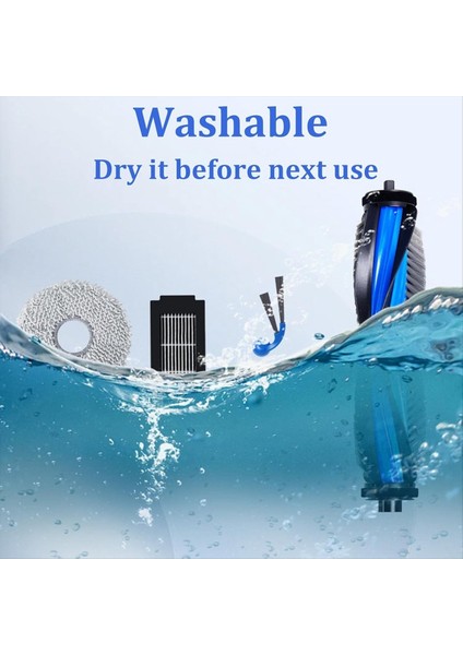 Ecovacs Deebot T30C Omni ve T30C Pro Omni Elektrikli Süpürge Ana Fırça Paspas Pedleri Toz Torbası Yan Fırçalar Için 33 Adet Yedek Parça (Yurt Dışından) indirimleri